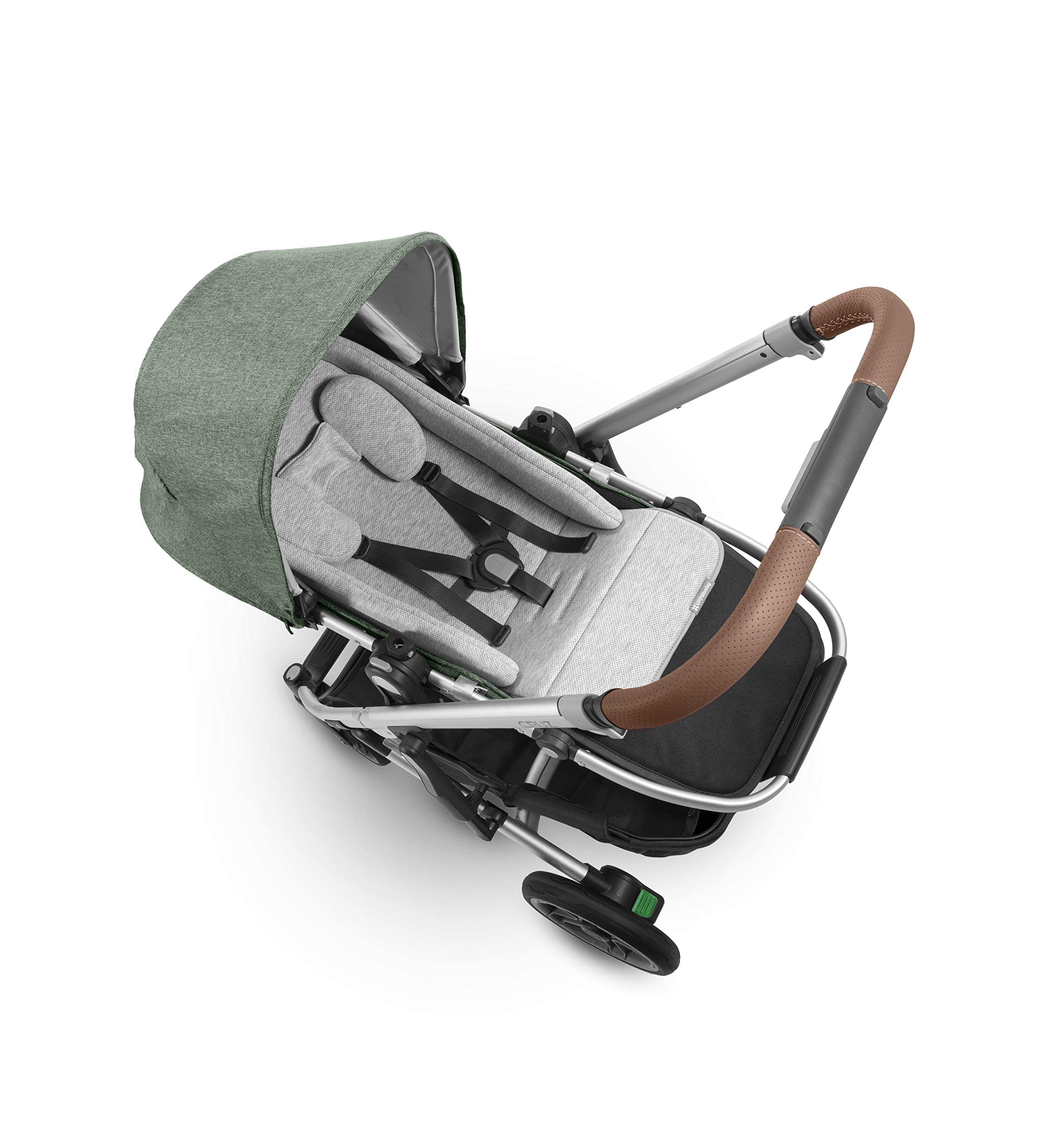 UPPAbaby Mesa V2 Infant Car Seat Easy Installation + Innovative SmartSecure Technology Attaches to Stroller Base + Robust Infant Insert Included Gregory (Blue Mélange/Merino Wool) & Infant Snugseat