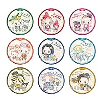 TV Anime Tokyo Revengers x Sanrio Characters 01 Mini Character Illustration Hologram Can Badge [2.6 inches (65 mm)] 9 Pieces Box