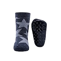 Ewers Baby and Kids Anti-slip Socks for Boys and Girls, Stars, Made in Europe, Non-Slip Sole ABS