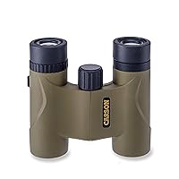 Carson Stinger 8x22mm Compact and Lightweight Binoculars for Travel, Bird Watching, Nature Viewing, Safari's, Concerts and Sporting Events (HW-822),Olive Green