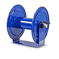 Coxreels 117-3-250 Hand Crank Hose Reel | Spool for Coiling Hoses and Cables | Rotating Storage Reel with Hand Crank | Steel Hose Reel | Fits 3/8'' x 250' Hose | 17” x 18.25” x 18”