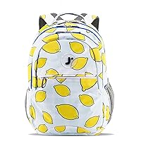J World New York Cornelia School Backpack for Kids. Cute Womens Laptop Bookbag, Lemona, One Size