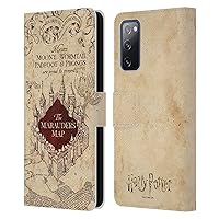 Head Case Designs Officially Licensed Harry Potter The Marauder's Map Prisoner of Azkaban II Leather Book Wallet Case Cover Compatible with Samsung Galaxy S20 FE / 5G