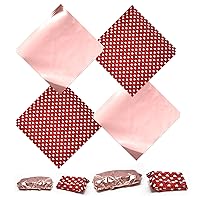 Gift Boutique 600 Sheets Valentine's Day Chocolate Candy Wrappers Aluminum Tin Foil Wrapping Paper for Chocolates Packaging Baking Papers Homemade Food Party Favor Decorations 4 x 4 Inches Square