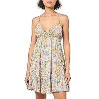 Angie Women's Racer Back Tiered Printed Dress