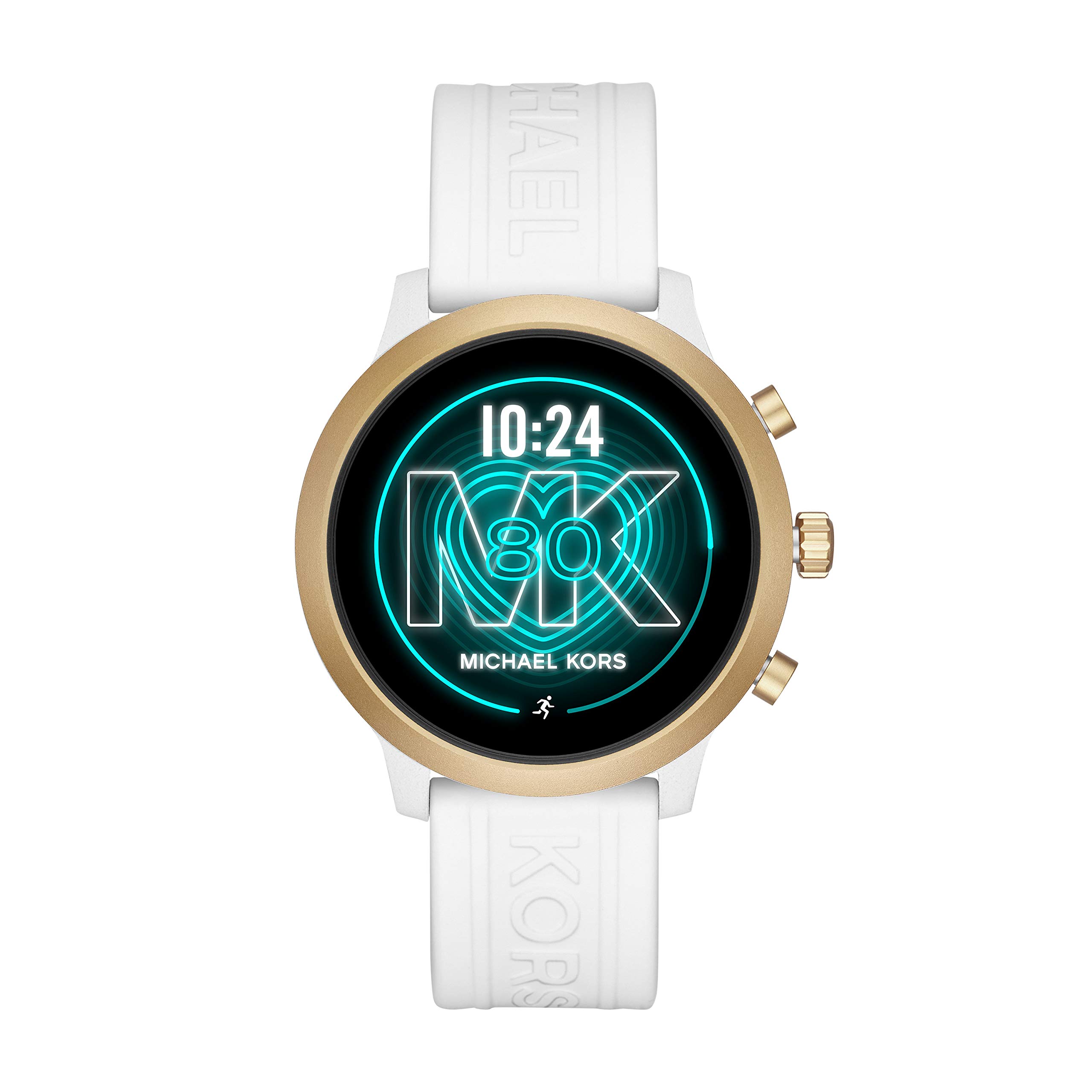 Michael Kors Access Gen 5e Mkgo Pinktone And Logo Rubber Smartwatch  Michael  Kors