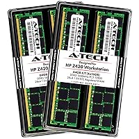 64GB ECC Registered Memory Kit for HP Z420 Workstation (4 x 16GB) ECC RDIMM DDR3 PC3-12800 1600MHz 240-Pin DIMM 2Rx4 1.5V Dual Rank RAM Upgrade
