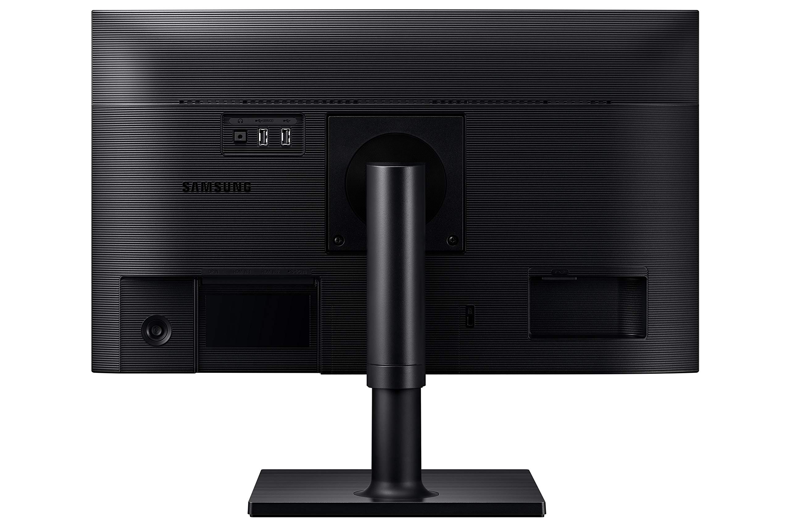 SAMSUNG FT45 Series 24-Inch FHD 1080p Computer Monitor, 75Hz, IPS Panel, HDMI, DisplayPort, USB Hub, Built-in Speakers, Height Adjustable Stand, 3 Yr WRNTY (LF24T450FZNXGO)