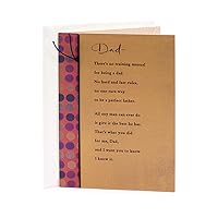 Hallmark Birthday Card for Dad (No Training Manual)