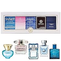 Versace Miniatures Collection by Versace for Unisex - 5 Pc Mini Gift Set