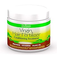 The Roots Naturelle Virgin Hair Fertilizer Conditioning Treatment. Helps Strengthen Hair, Promote Rapid Hair Growth and Protect/Restore Damaged Hair (Large 16oz)