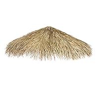Forever Bamboo Natural Mexican Palm Thatch Umbrella Cover Palapa Thatch Roofing Tiki Hut Umbrella Skirt 12' D