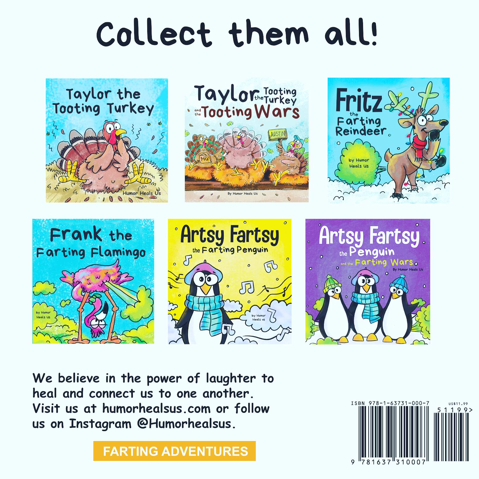 Taylor the Tooting Turkey: A Story About a Turkey Who Toots (Farts) (Farting Adventures)