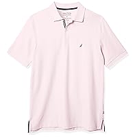 Nautica Men's Big and Tall Classic Fit Short Sleeve Solid Performance Deck Polo Shirt