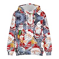 Mens Hoodies Sweatshirts and Autumn Hooded Sweater Printed Casual Sweater Male Lightweight Pockets Hoodies for Men
