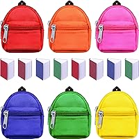 SOTOGO 10 Pieces Doll Zipper Backpack Mini Baby Dolls Backpack Girl Doll  Accessory Bags and American Doll Accessories