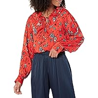 Women's Rainie Blouse in Poinciana Multi