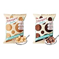 Schoolyard Snacks - Keto Cereal Low Carb, Zero Sugar - A Healthy High Protein Cereal Snack & Breakfast - The Perfect Keto Cereal with 100 calories, 13g protein, Grain Free - 24PK Cinnamon Bun & Cocoa