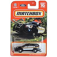 Matchbox 2016 Ford Interceptor Utility, Black 24/100 [Sheriff]