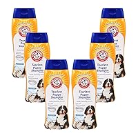 Arm & Hammer for Pets Tearless Puppy Shampoo | Gentle & Effective Tearless Shampoo for All Dogs & Puppies | Coconut Water Scent Your Dog Will Love, 20 Ounces - 6 Pack