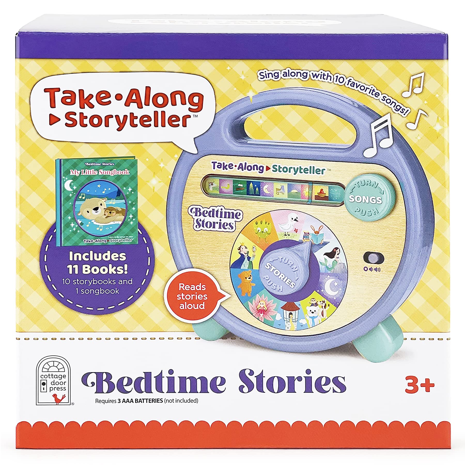 Take-Along Storyteller Bedtime Stories Interactive Electronic Take Along Storyteller with 11 Books, Ages 3-8