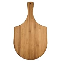 Pizza peel / pizza shovel with XXL surface: 30 x 35 cm made of birch multiplex untreated | 9 mm thick bevelled edges | handle with hole bottom bevelled | extra stable handle | made in Germany