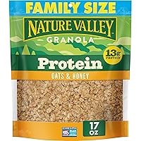 Protein Granola, Oats and Honey, Family Size, Resealable Bag, 17 OZ
