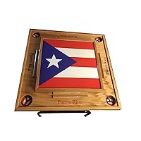 Puerto Rico Domino Table with The Flag -Full
