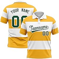 Custom Polo Baseball Shirts for Men Women Youth,Design Your Own Shirts,Personalized Name Number Logo