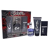 Liz Claiborne Curve Crush Men 3 Pc Gift Set 2.5oz EDC Spray, 3.4oz After Shave Balm, 1.7oz Deodorant Stick