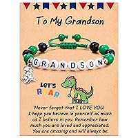 Dinosaur Bracelet Gifts for Big Brother Son Nephew Grandson