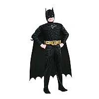 Batman Dark Knight Rises Child's Deluxe Muscle Chest Batman Costume with Mask/Headpiece and Cape - Large