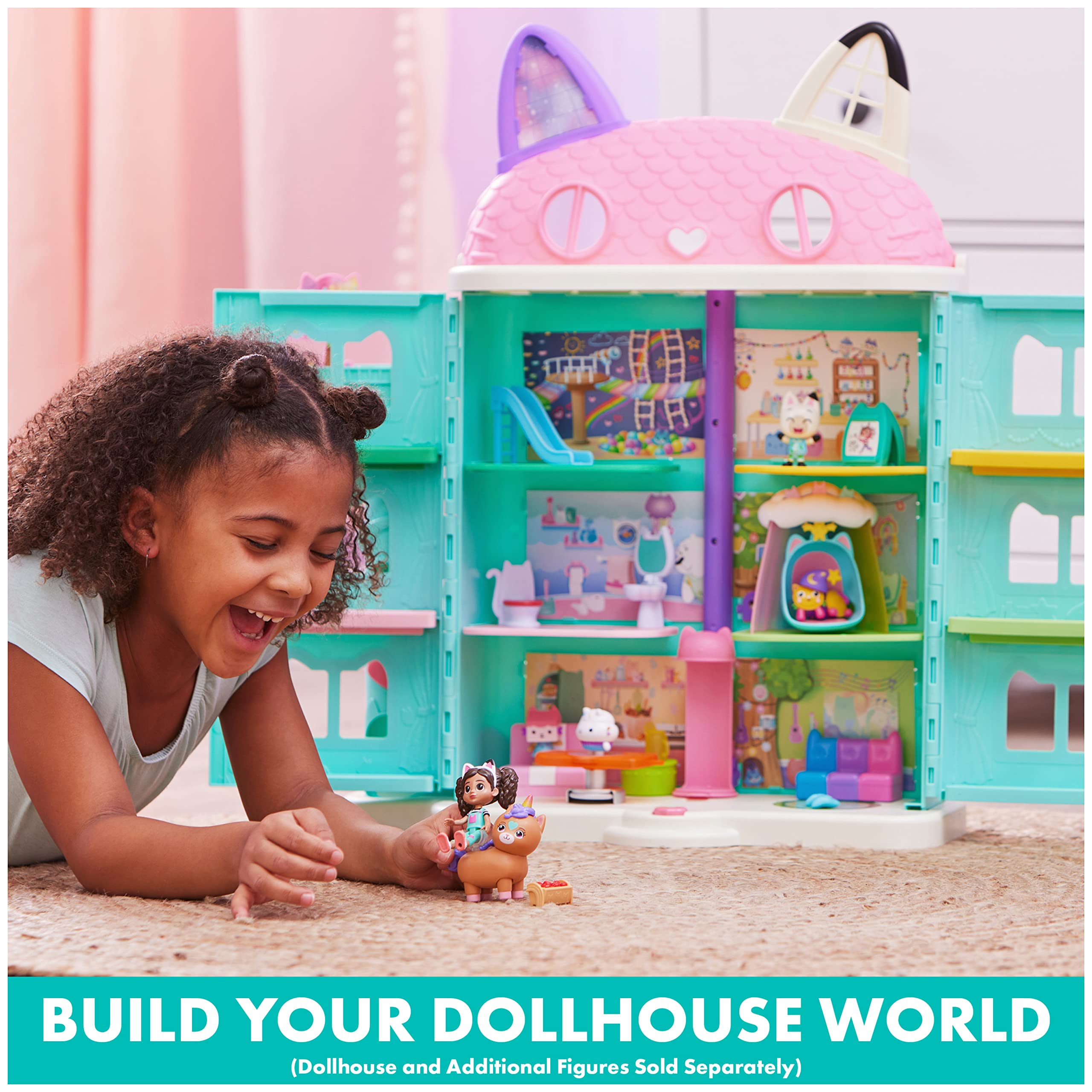 Gabby's Dollhouse, Gabby Girl and Kico the Kittycorn Toy Figures Pack, with Accessories and Surprise Kids Toys for Ages 3 and up