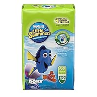 Huggies Little Swimmers Diapers, Small, 12 Count