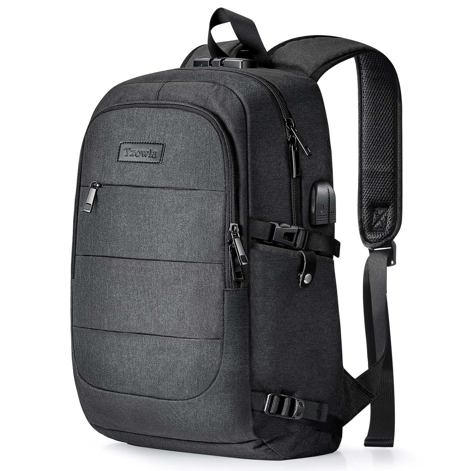 Tzowla Travel Business Laptop Backpack Fits 15.6-17.3 for Men Women Gift