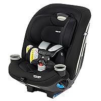 Maxi-Cosi Magellan LiftFit All-in-One Convertible Car Seat, 5-in-1 Seating System for Children from Birth to 10 Years (5-100 lbs), Essential Black