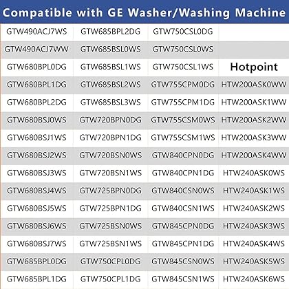 HPUY WH01X27954 Compatible with ge washer lid lock switch,290d1580p004 for GE and Hotpoint top Load Washing Machine Door Lock Replacement，pls check Compatible Model list before oder