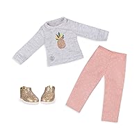Dressed To Dazzle Darling Top & Pant Regular Outfit - 14-inch Doll Clothes & Accessories For Girls Age 3 & Up – Children’S Toys