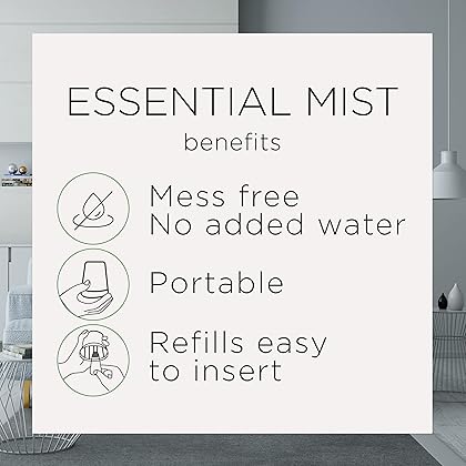 Air Wick Essential Mist Refill, 5 ct, Lavender and Almond Blossom, Essential Oils Diffuser, Air Freshener