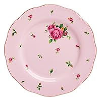 Royal Albert New Country Roses Pink Salad Plate , 8
