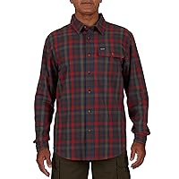 Smith's Workwear Men's Plaid Pocket Flannel Button-up Shirt