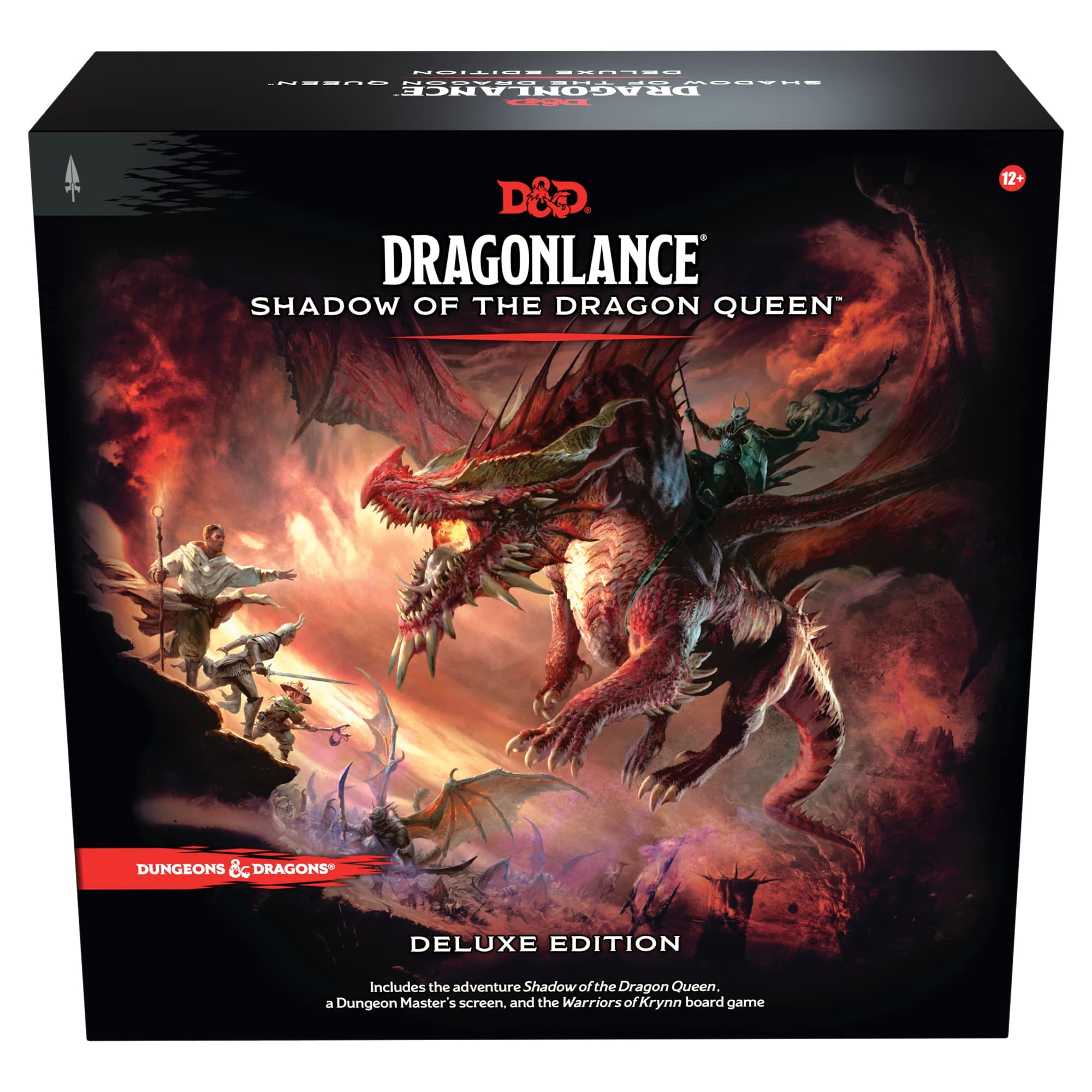 Dungeons and Dragons Dragonlance: Shadow of The Dragon Queen Deluxe Edition (D&D Adventure, DM Screen + Warriors of Krynn Board Game) (D09880000)