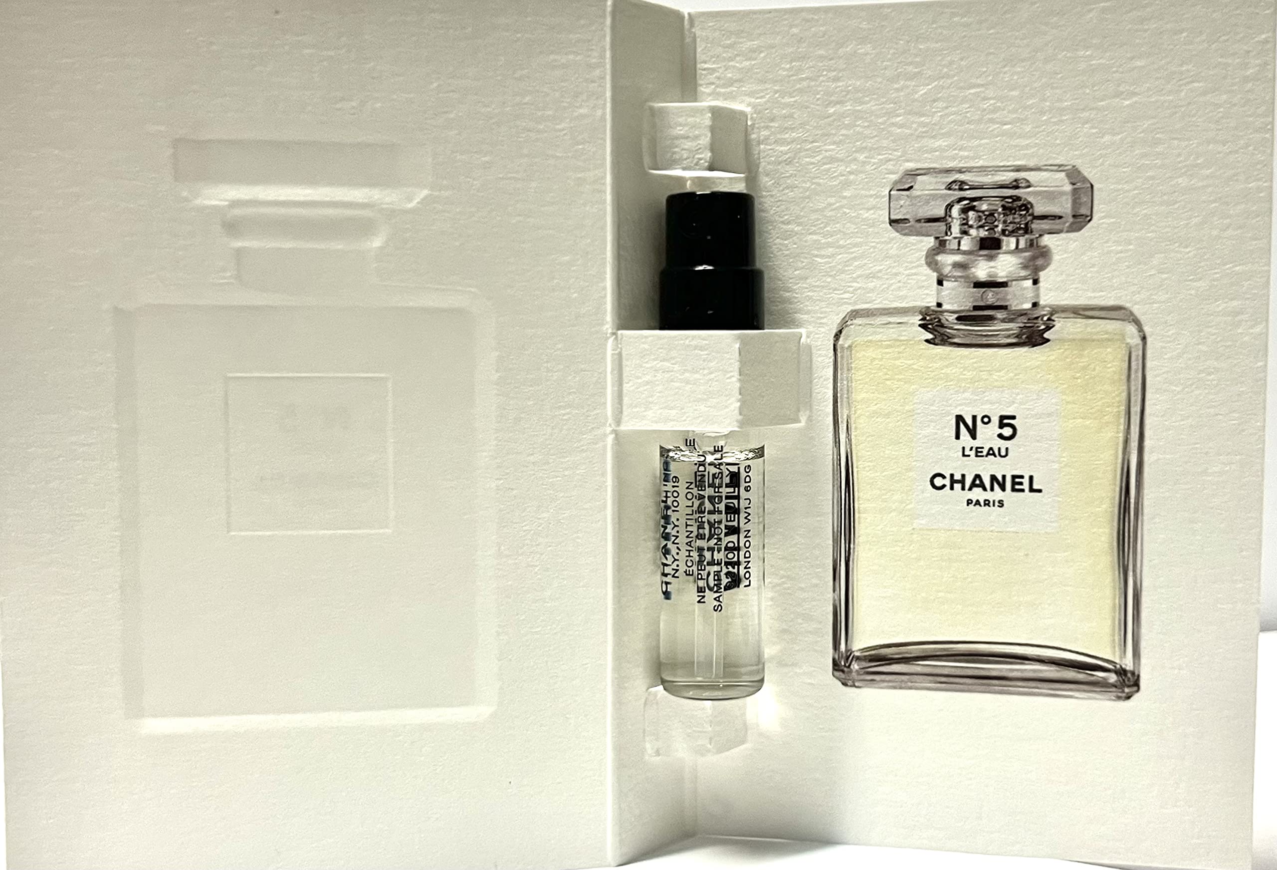 CHANEL No 5 L'EAU EDT Spray Perfume Samples 0.05oz / 1.5ml EACH