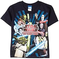 Star Wars Boys' Clone Wars Group T-Shirt