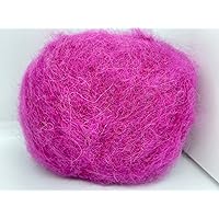 Pink Kid Mohair Alpaca Light DK Yarn - Fuzzy 1.76 Ounces (50 Grams) 295 Yards (270 Meters)