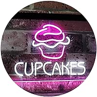 ADVPRO Cupcakes Bakery Shop Indoor Display Dual Color LED Neon Sign White & Purple 16