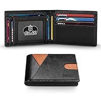 Zitahli Wallet for Men,Mens Wallet,Slim Leather Bifold,RFID Blocking 11 Slots Gift Box…