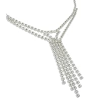 Swarovski Necklace - Elegant Diamante Drop Necklace - Swarovski Crystal Jewellery - Stunning Ladies Gift