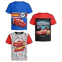 Disney Cars Lightning McQueen Pixar Graphic T-Shirt (Sets) Tow Mater Doc Cruz Finn Outfit Tee Toddlers Birthday Kids Clothes
