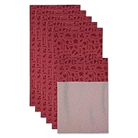 DII Fridge Liner Collection Non-Adhesive, Cut to Fit, 12x24, Red Veggies, 6 Piece